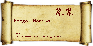Margai Norina névjegykártya